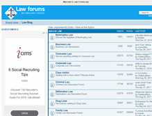 Tablet Screenshot of law-forums.org